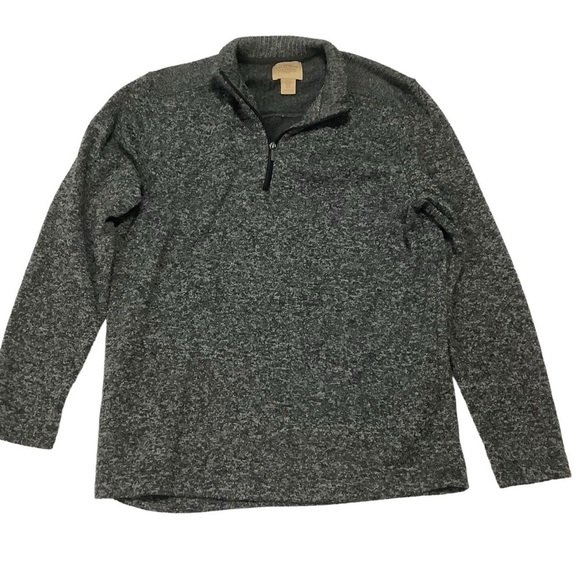 Telluride Quarter Zip Fleece Pullover Sz XL Charcoal - Picture 1 of 7